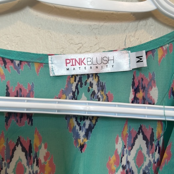 Pink Blush Maternity Top - Picture 2 of 3